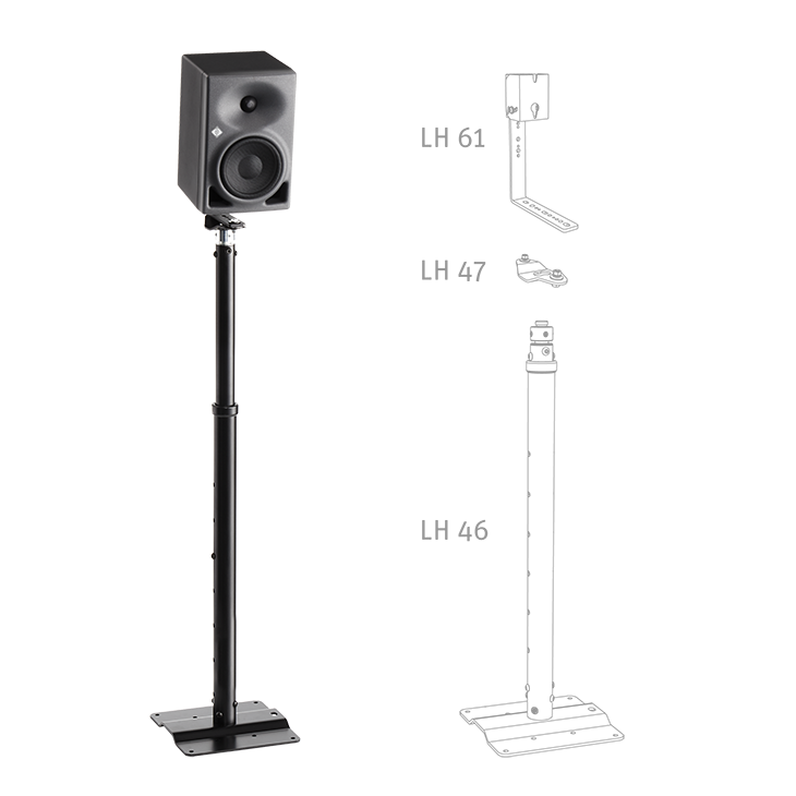 Neumann Mounting Example  KH 120 on the floor
