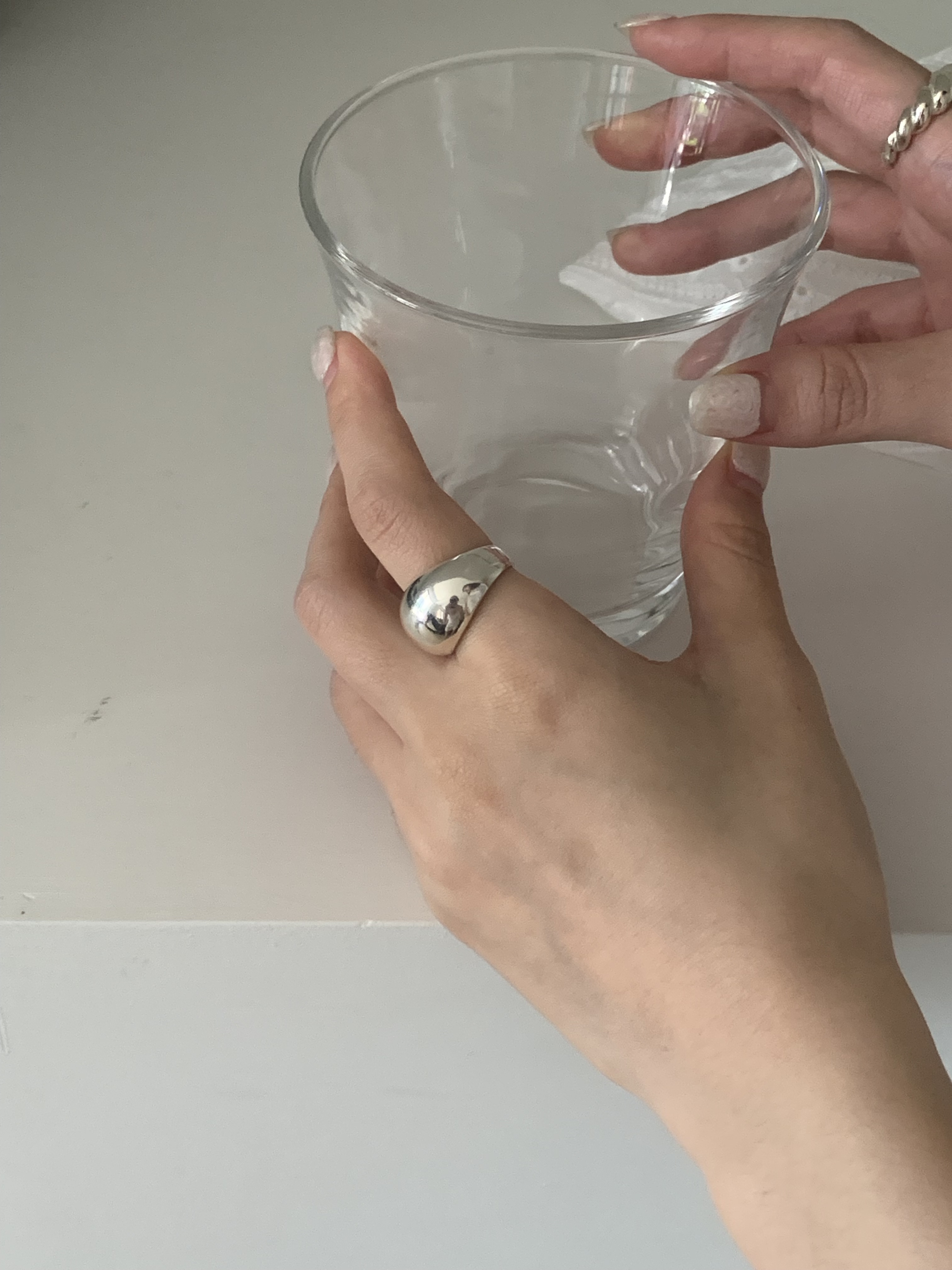 胖蛋圓潤戒指(自留)