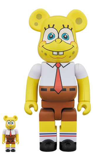 BEARBRICK SPONGEBOB 100% & 400%