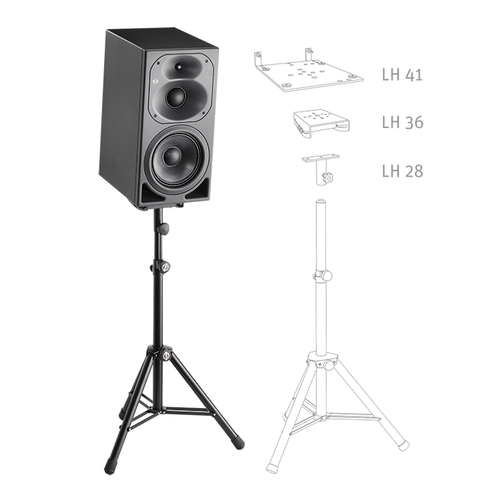 Neumann Mounting Example  KH 420 on a floor stand (2)