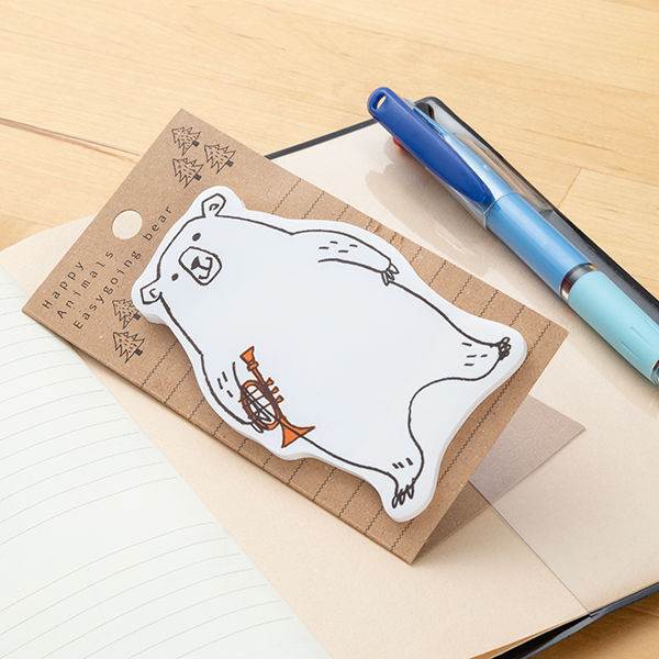 白熊 30枚 造型便利貼 memo｜日本 Gakken