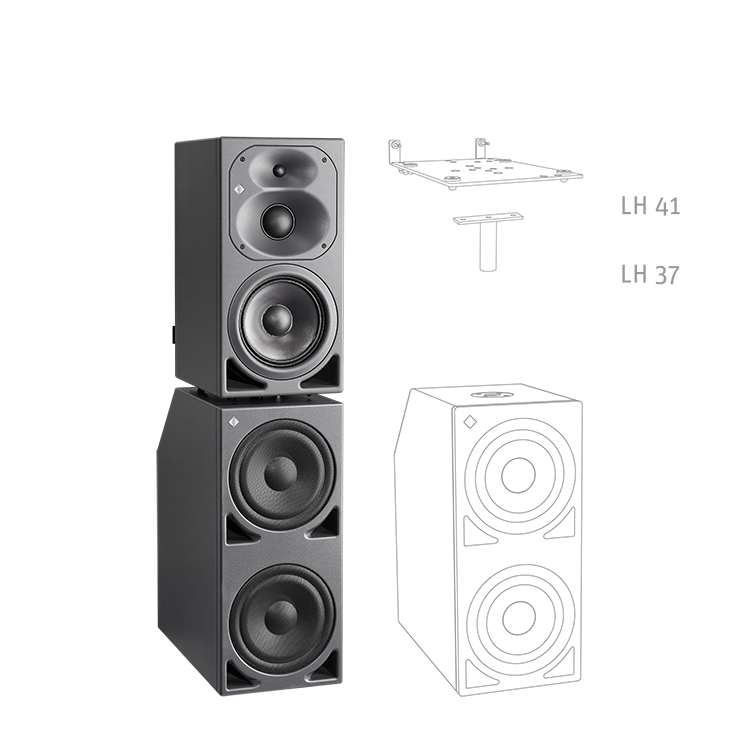 Neumann Mounting Example  KH 420 on a KH 870 sub (1)