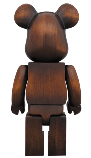BEARBRICK カリモク MODERN FURNITURE WOOD 400%