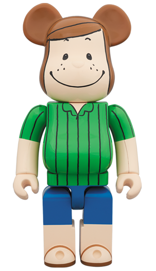 BEARBRICK PEANUTS PEPPERMINT PATTY 400%
