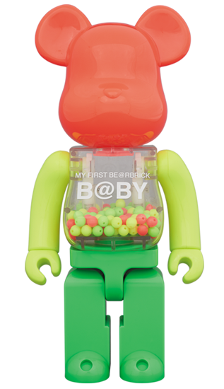 BEARBRICK MY FIRST BABY NEON Ver. 400%