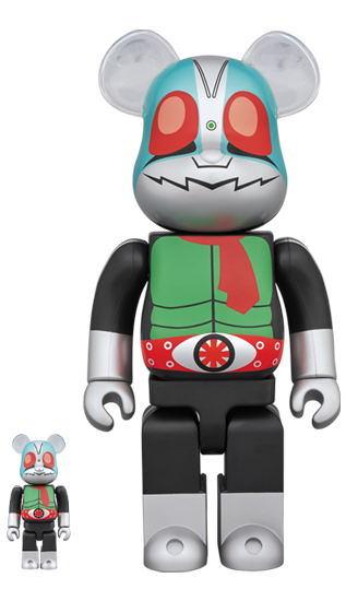 BEARBRICK 仮面新1号 ライダー セット 100% & 400%