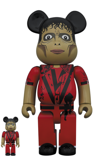 BEARBRICK MICHAEL JACKSON ZOMBIE 100% & 400%