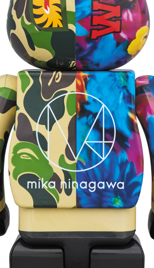 BEARBRICK BAPE × M / MIKA NINAGAWA SHARK 100% & 400% SET OF 3