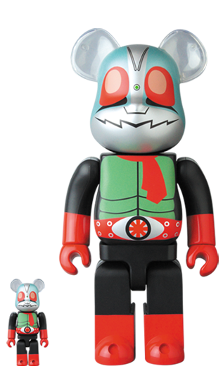 BEARBRICK 仮面 新2號 ライダー セット 100% & 400%