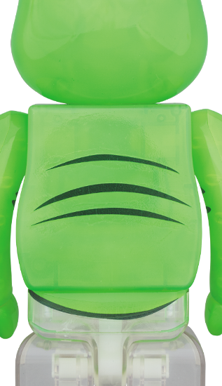 BEARBRICK SLIMER (GREEN GHOST) 100% & 400%