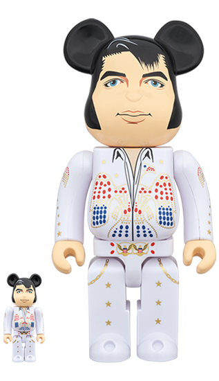 BEARBRICK ELVIS PRESLEY 100% & 400%