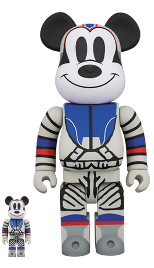 BEARBRICK BILLIONAIRE BOYS CLUB MICKEY MOUSE 100% & 400%
