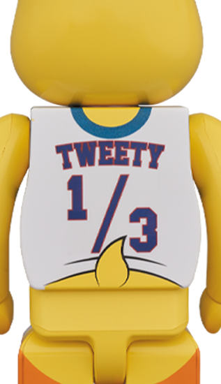 BEARBRICK SPACE JAM TWEETY (白色球衣) 400%