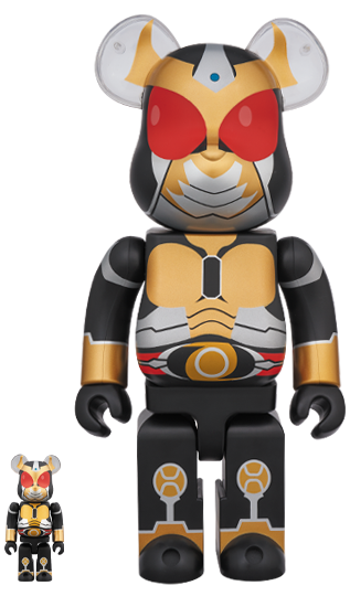 BEARBRICK 仮面 阿極陀 AGITO ライダーアギト グランドフォーム 100% & 400%
