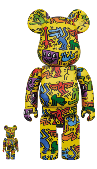 BEARBRICK KEITH HARING #5 100% & 400%