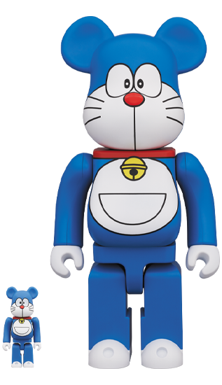 BEARBRICK DORAEMON 50th 叮噹 ドラえもん 100% & 400%