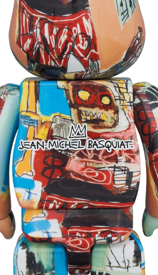 BEARBRICK JEAN-MICHEL BASQUIAT #6 100% & 400%