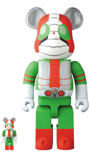 BEARBRICK 仮面 V3 ライダー 100% & 400%
