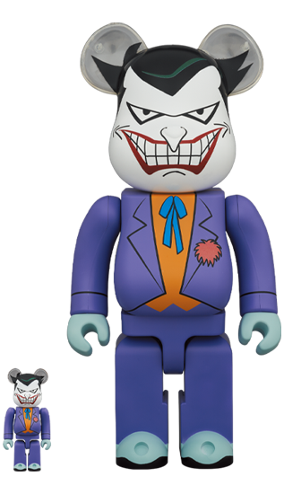 BEARBRICK THE JOKER (BATMAN THE ANIMATED SERIES Ver.) 100% & 400%
