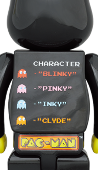 BEARBRICK PAC-MAN 100% & 400%