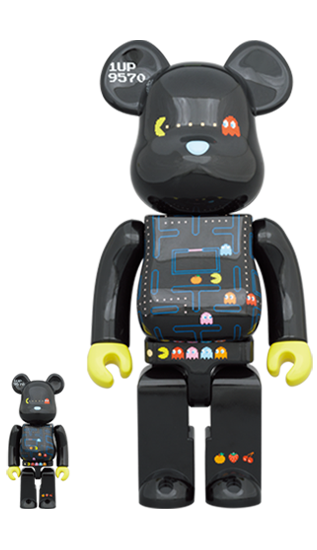BEARBRICK PAC-MAN 100% & 400%