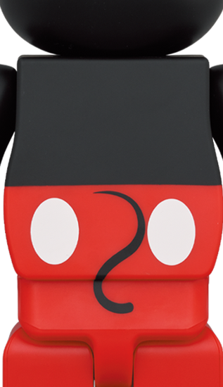 BEARBRICK MICKEY MOUSE (R&W 2020 Ver.) 100% & 400%