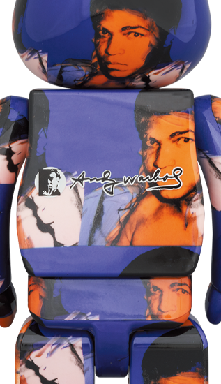 BEARBRICK ANDY WARHOL’S MUHAMMAD ALI 100% & 400%