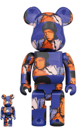 BEARBRICK ANDY WARHOL’S MUHAMMAD ALI 100% & 400%