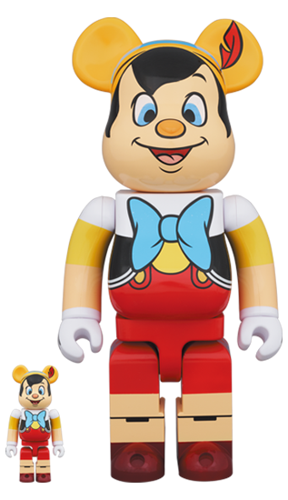 BEARBRICK PINOCCHIO 100% & 400%