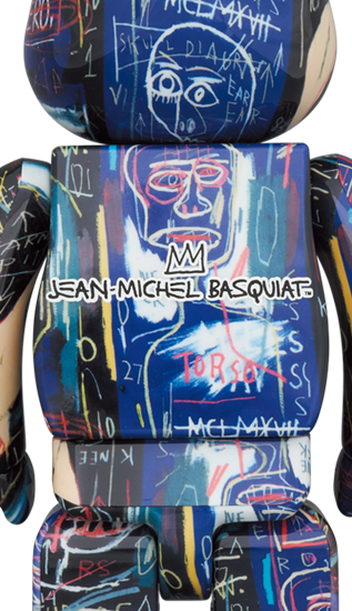 BEARBRICK JEAN-MICHEL BASQUIAT #7 100% & 400%