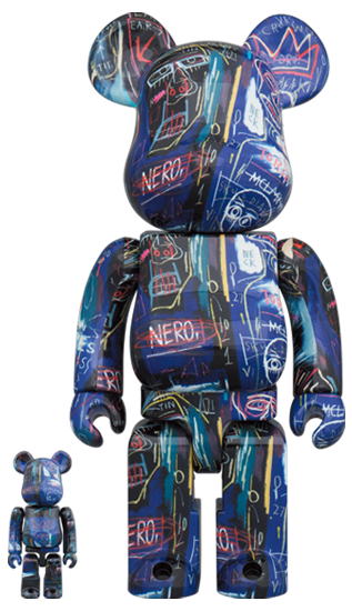 BEARBRICK JEAN-MICHEL BASQUIAT #7 100% & 400%