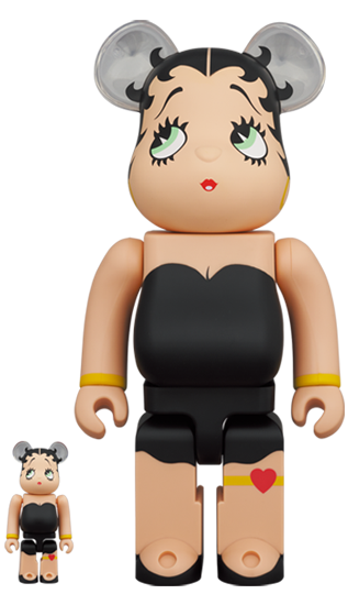 BEARBRICK BETTY BOOP (BLACK Ver.) 100% ＆ 400%
