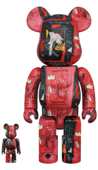 BEARBRICK ANDY WARHOL × JEAN-MICHEL BASQUIAT #1 100% ＆ 400%