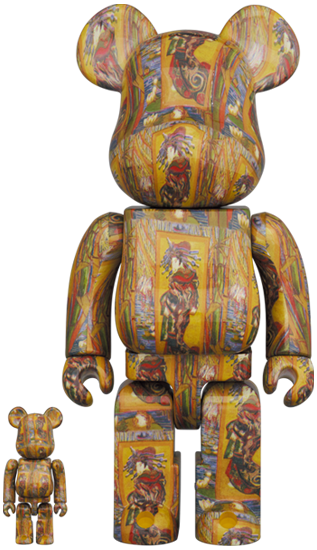BEARBRICK「VAN GOGH MUSEUM」COURTESAN (AFTER EISEN) 100% & 400%