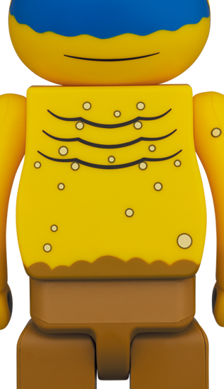 BEARBRICK THE SIMPSONS CYCLOPS WIGGUM 100% & 400%
