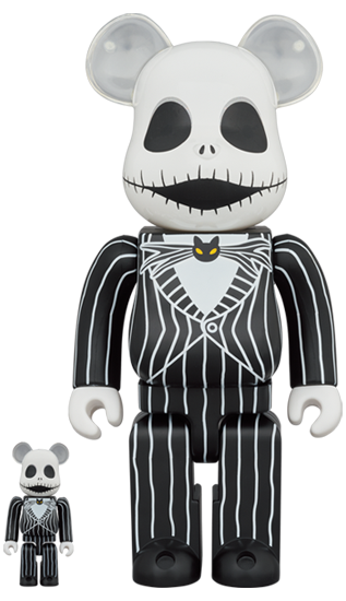 BEARBRICK JACK SKELLINGTON (2021) 100% & 400%