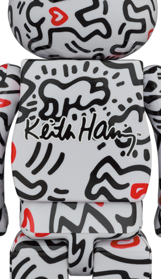 BEARBRICK KEITH HARING #8 100% & 400%