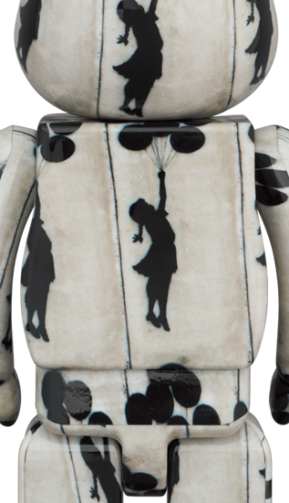 BEARBRICK FLYING BALLOONS GIRL 100% & 400%