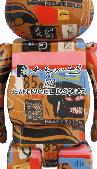 BEARBRICK ANDY WARHOL × JEAN-MICHEL BASQUIAT #2 100% & 400%