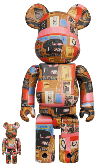 BEARBRICK ANDY WARHOL × JEAN-MICHEL BASQUIAT #2 100% & 400%