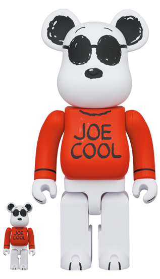 BEARBRICK PEANUTS JOE COOL 100% & 400%