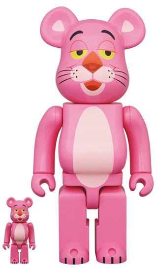 BEARBRICK PINK PANTHER 100% & 400%