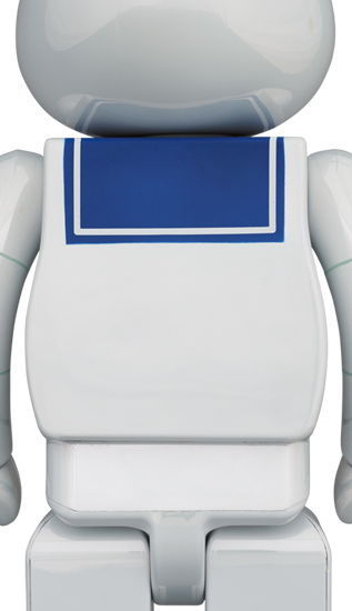 BEARBRICK STAY PUFT MARSHMALLOW MAN WHITE CHROME Ver. 100% & 400%