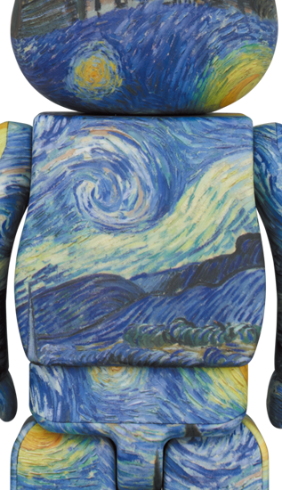 BEARBRICK VINCENT VAN GOGH THE STARRY NIGHT 100% & 400%