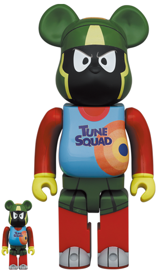 BEARBRICK MARVIN THE MARTIAN (SPACE JAM A NEW LEGACY) 100% & 400%