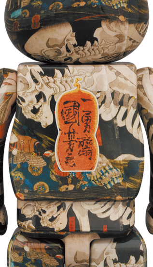 BEARBRICK 歌川国芳「相馬の古内裏」100% & 400%