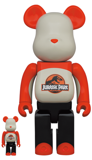 BEARBRICK JURASSIC PARK 100% & 400%