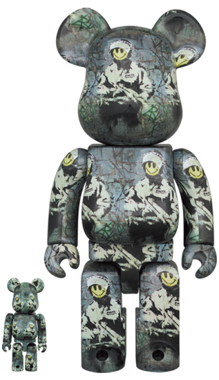 BEARBRICK RIOT COP 100% & 400%