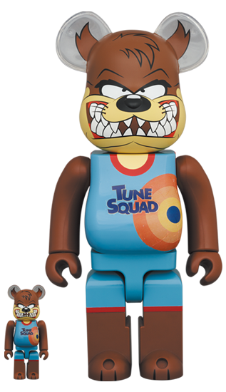 BEARBRICK TASMANIAN DEVIL (SPACE JAM A NEW LEGACY) 100% & 400%