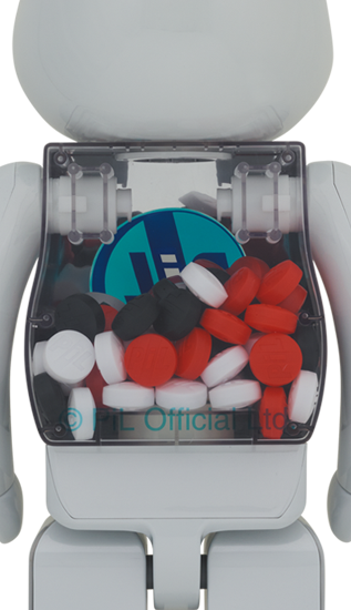 BEARBRICK PIL CHROME Ver. 100% & 400%